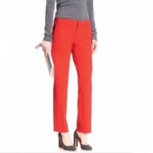 Banana Republic Red Reegan Pants Sz 6P